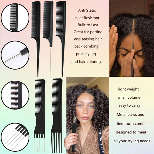 10-Piece Hair Comb Set