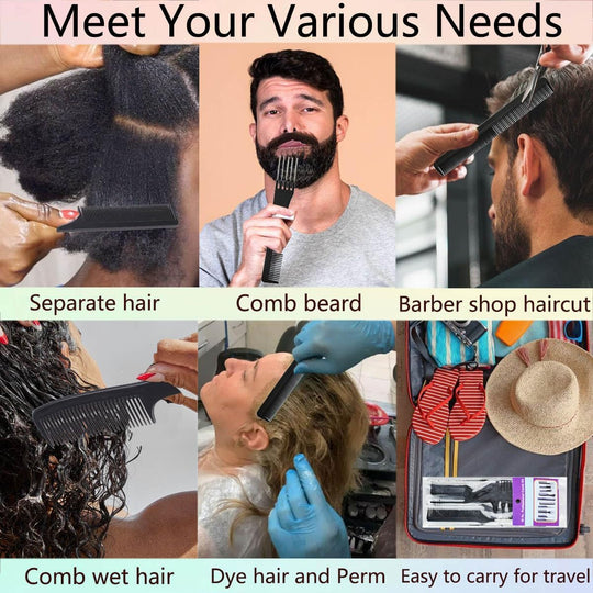 10-Piece Hair Comb Set