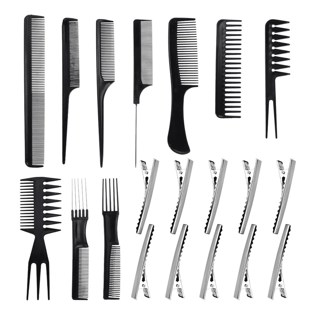 20-Piece Hair Comb & Clips