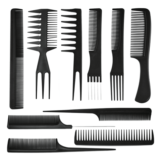 10-Piece Hair Comb Set