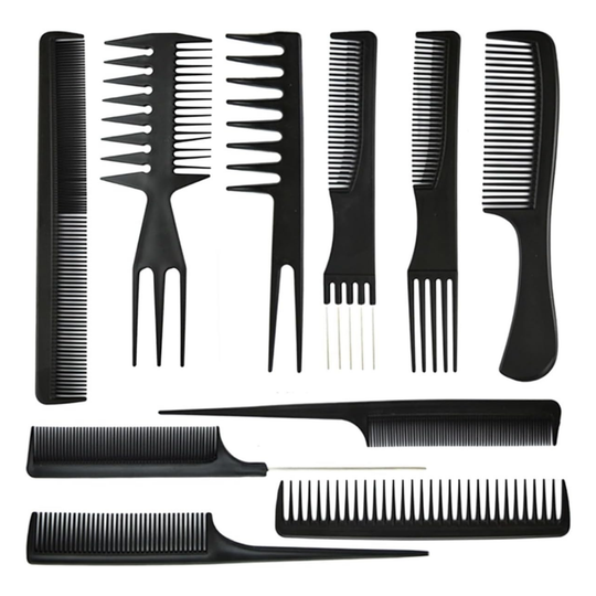 10-Piece Hair Comb Set