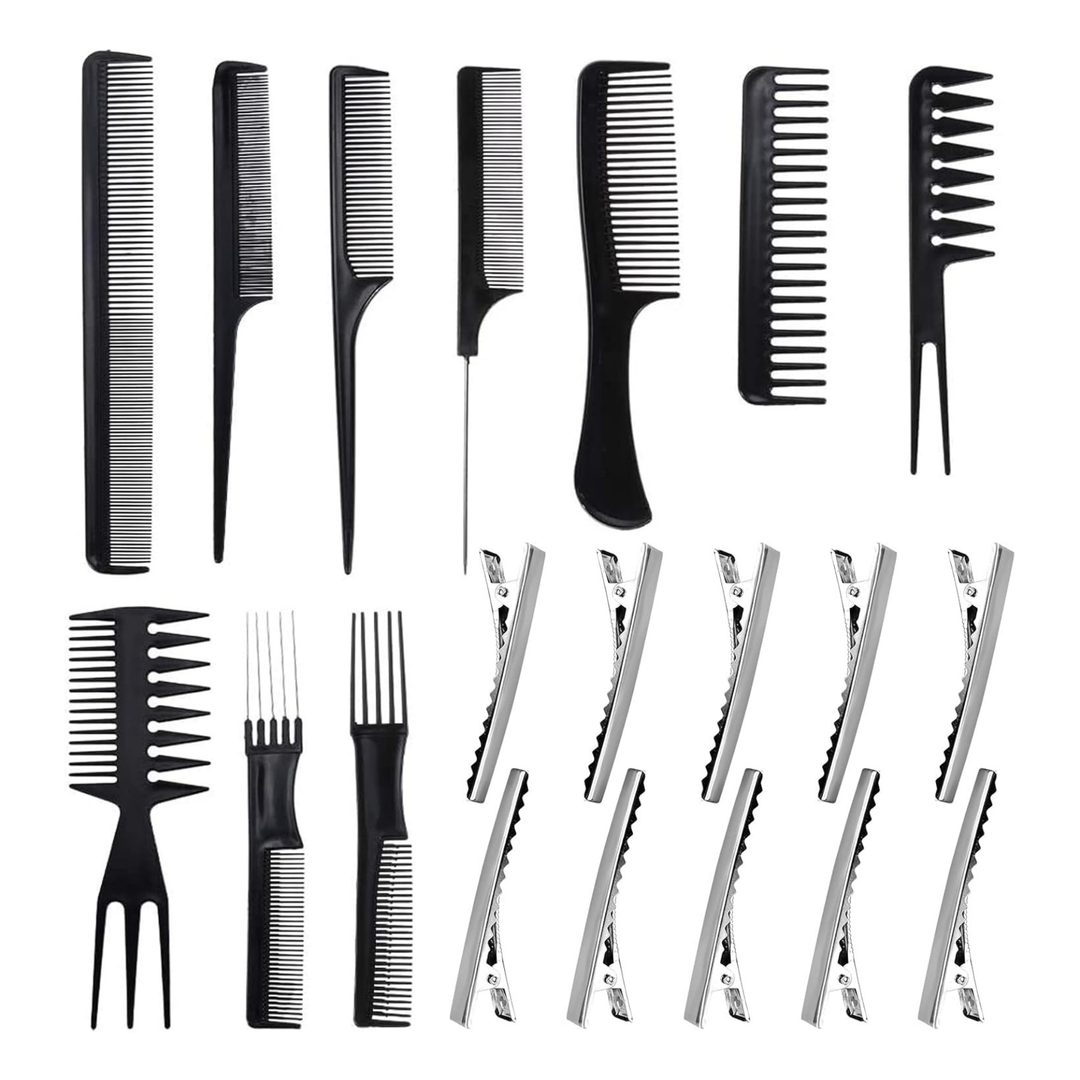 20-Piece Hair Comb & Clips